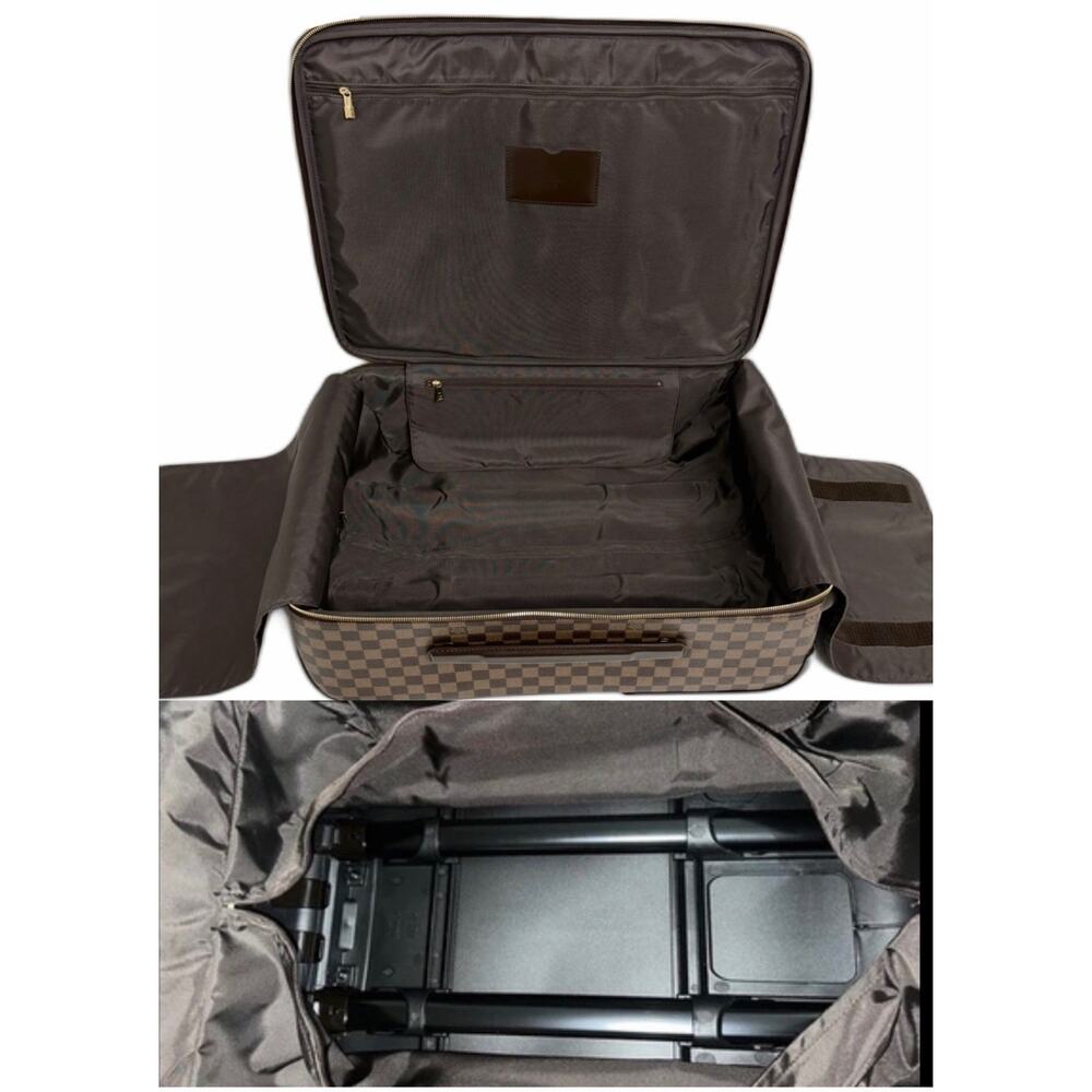 Louis Vuitton Pegase 55 Legere Suitcase Damier Ebene w/ Cover Garment Dustbag - Picture 12 of 16